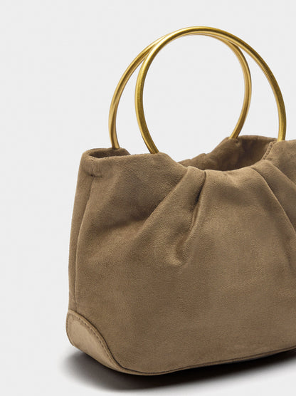 Party Bag With Leather Effect