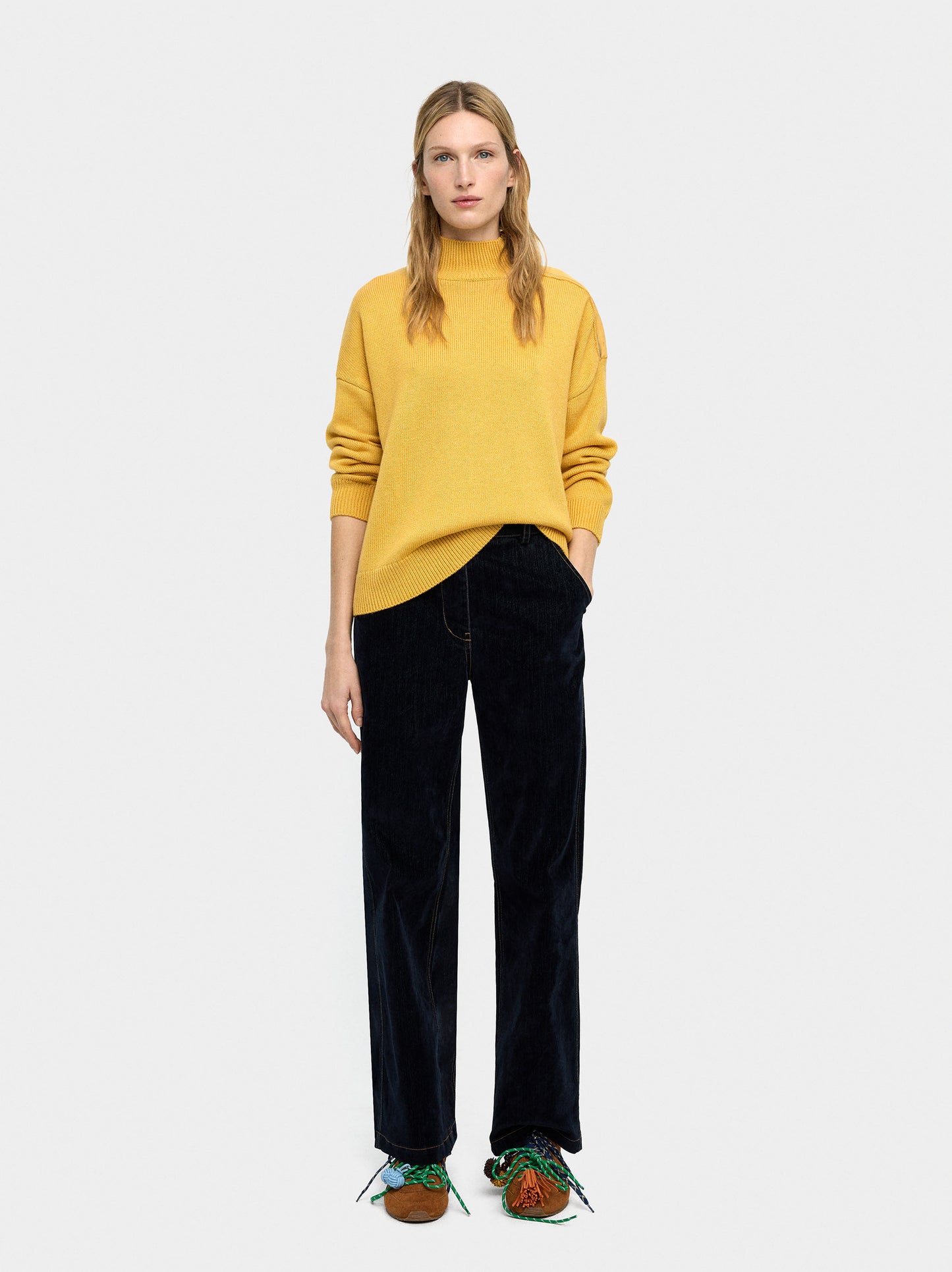 Knit Sweater With Zipper Closure