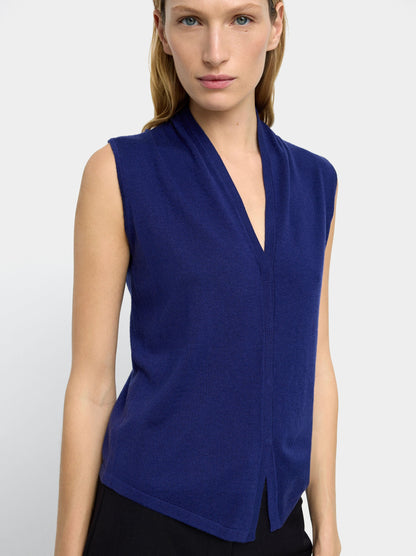 Knit Vest With Wool Blend