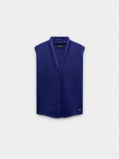 Knit Vest With Wool Blend