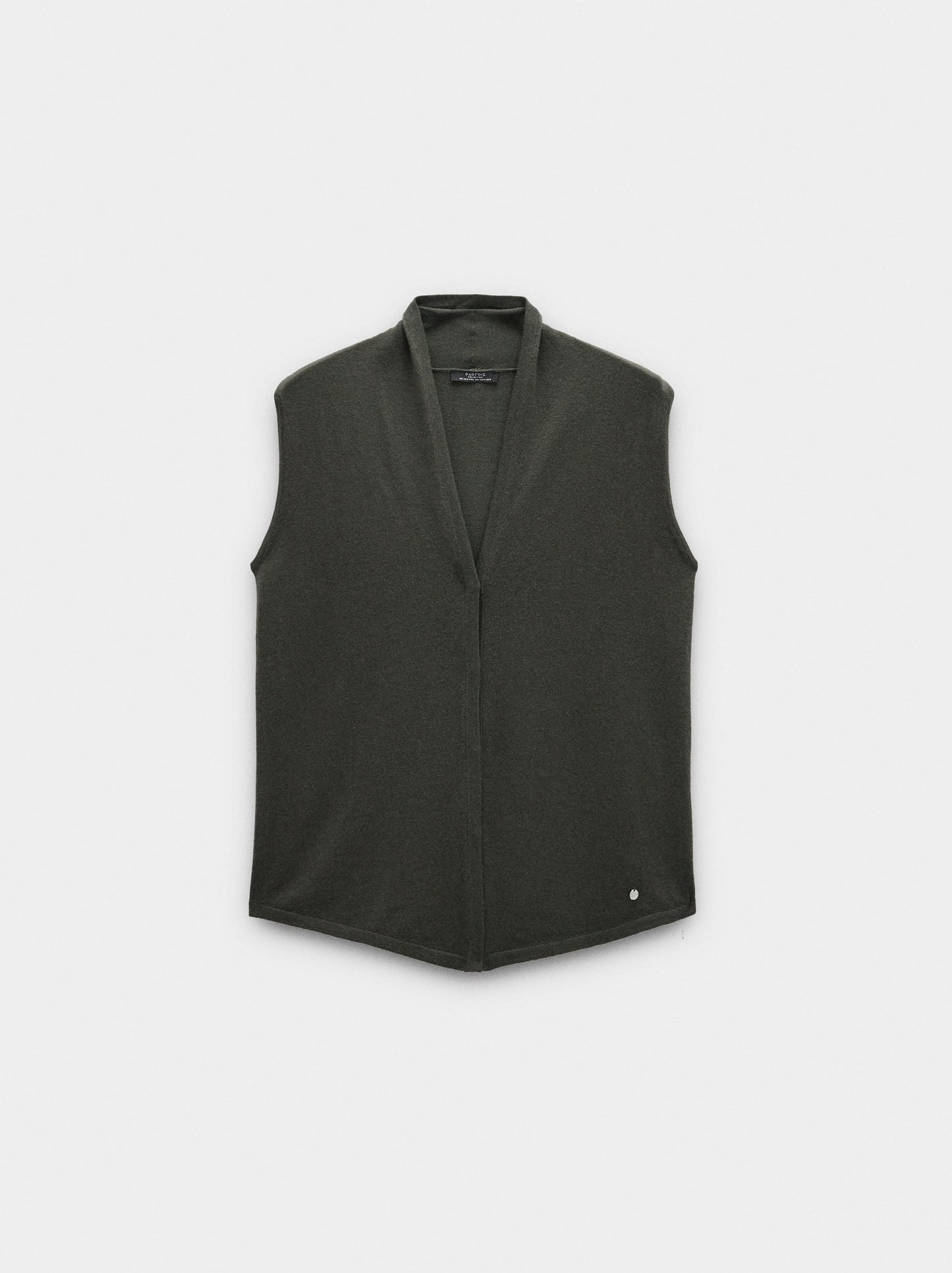 Knit Vest With Wool Blend
