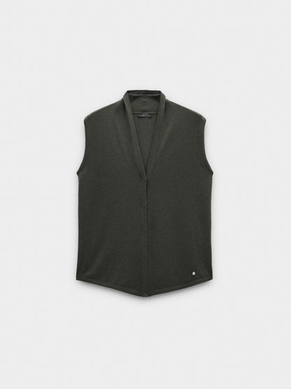 Knit Vest With Wool Blend