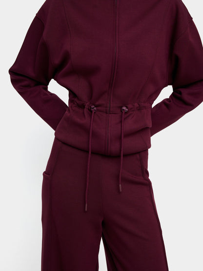 Straight Pants With Elastic Waist