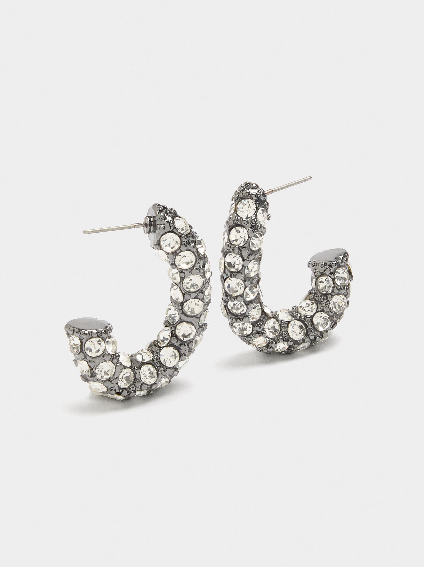 Maxi Earrings With Crystals