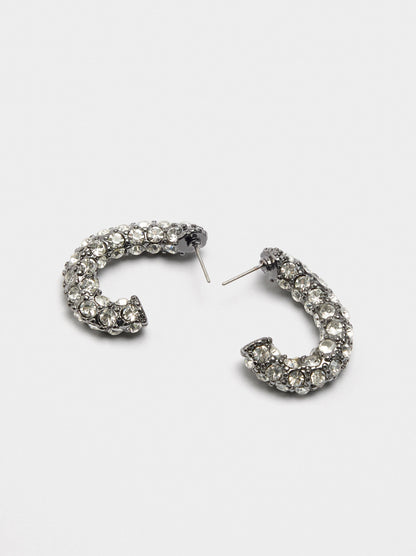 Maxi Earrings With Crystals