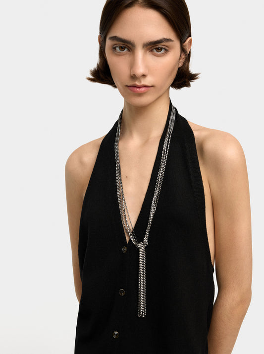 Multiple-Strand Necklace With Crystals