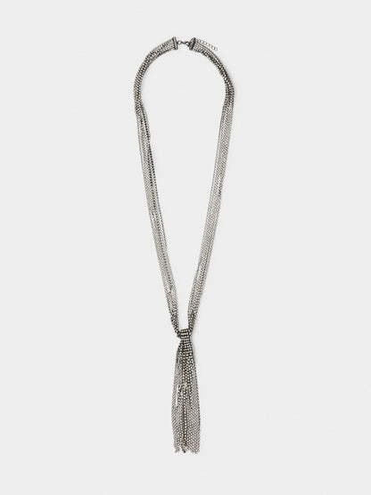 Multiple-Strand Necklace With Crystals