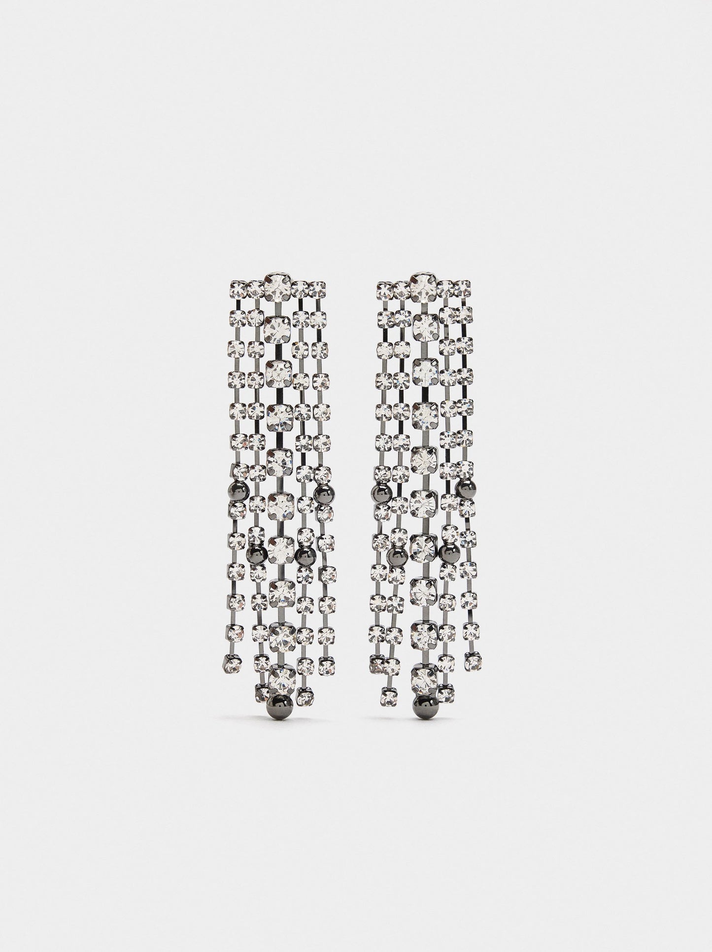 Long Earrings With Crystals