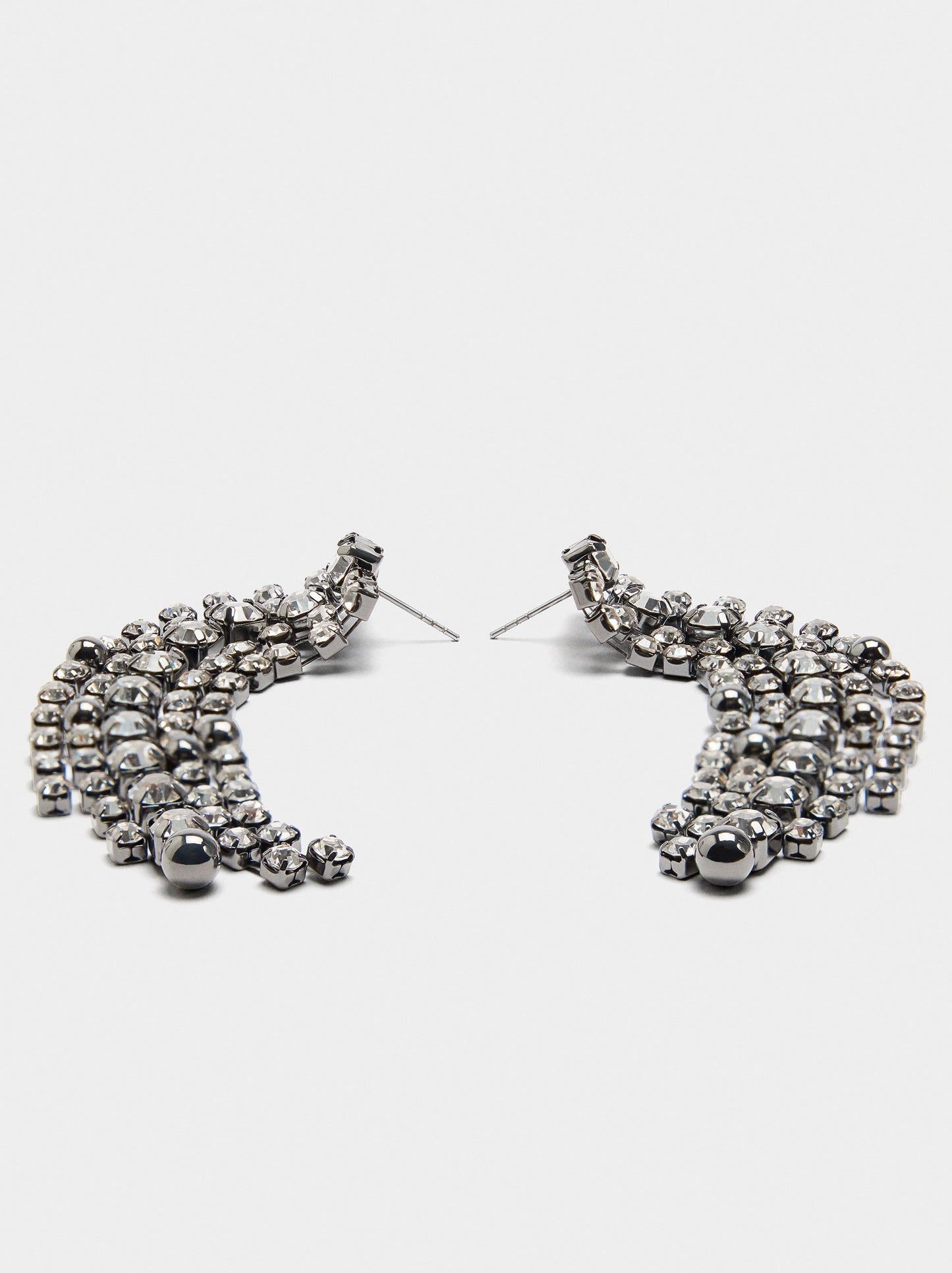 Long Earrings With Crystals