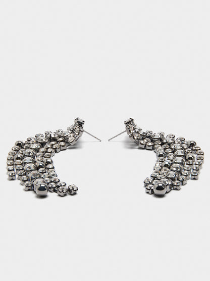 Long Earrings With Crystals