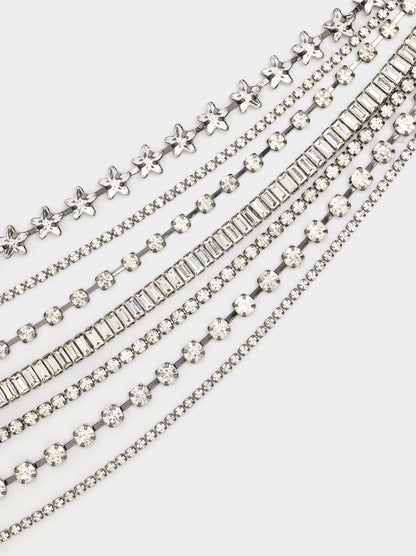 Maxi Necklace With Crystals