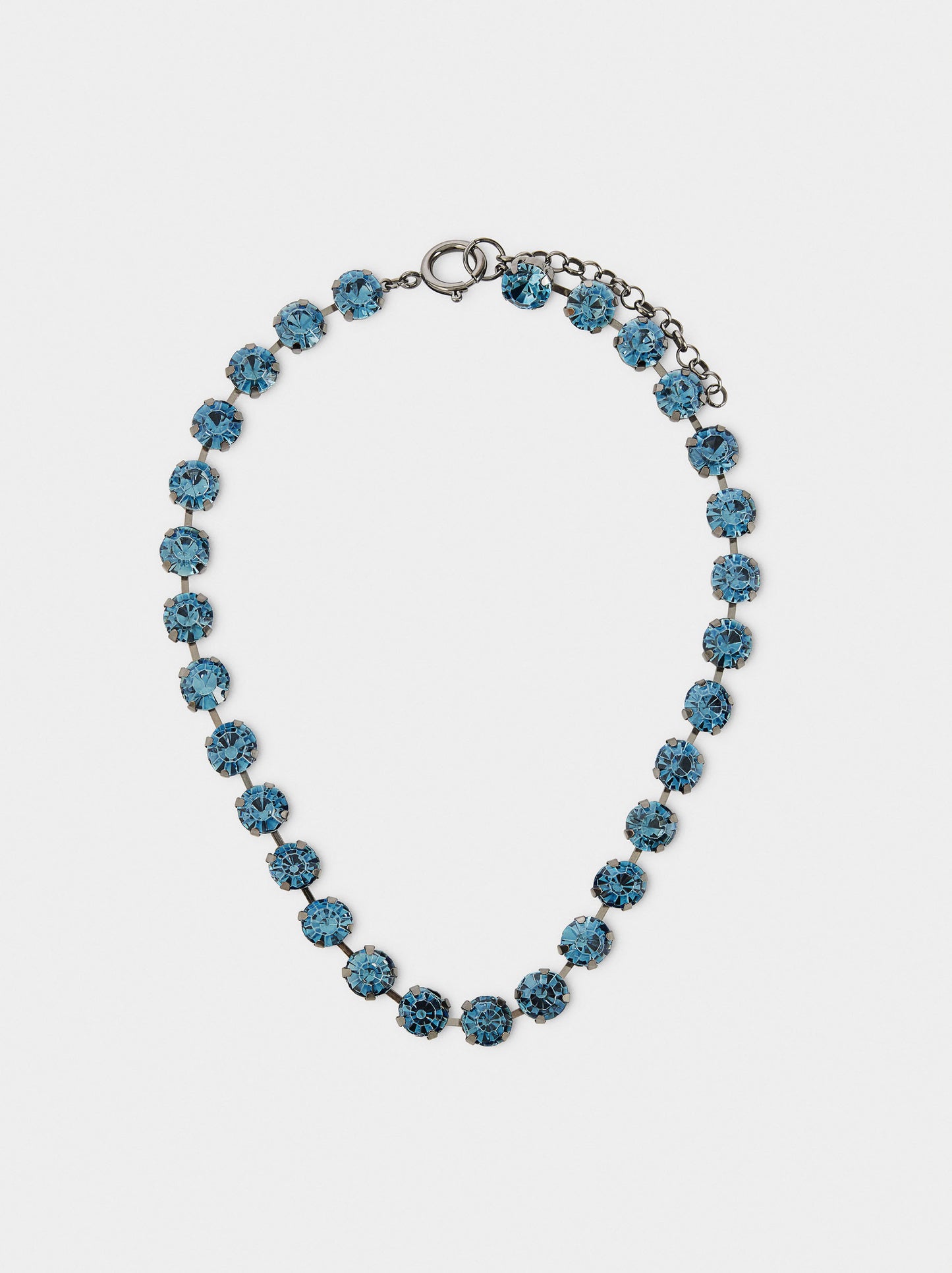 Short Necklace With Crystals