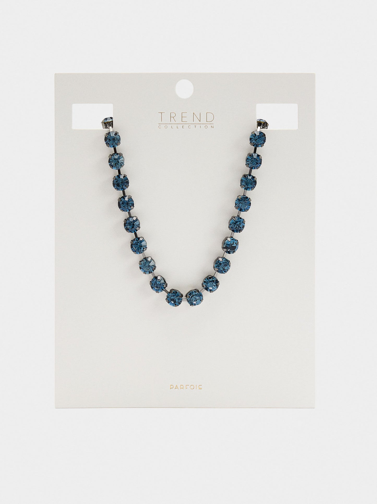 Short Necklace With Crystals