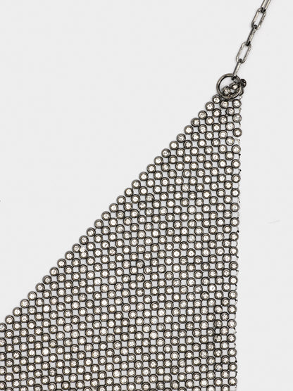 Bib Necklace With Crystals