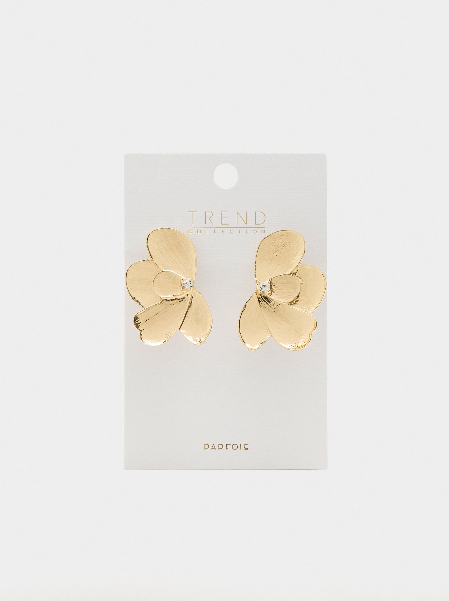 Maxi Earrings With Striped Flower