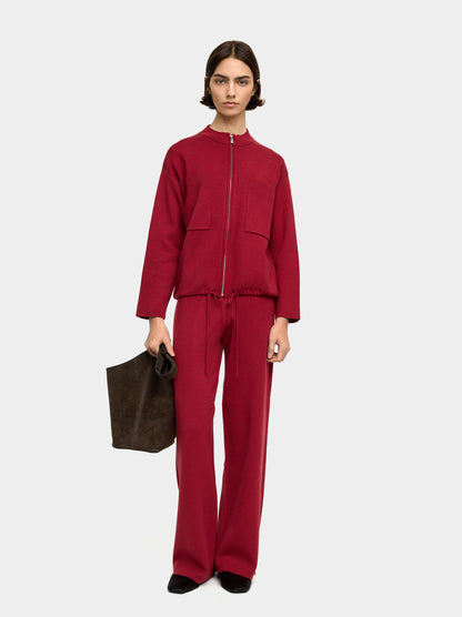 Elastic Waist Knit Pants