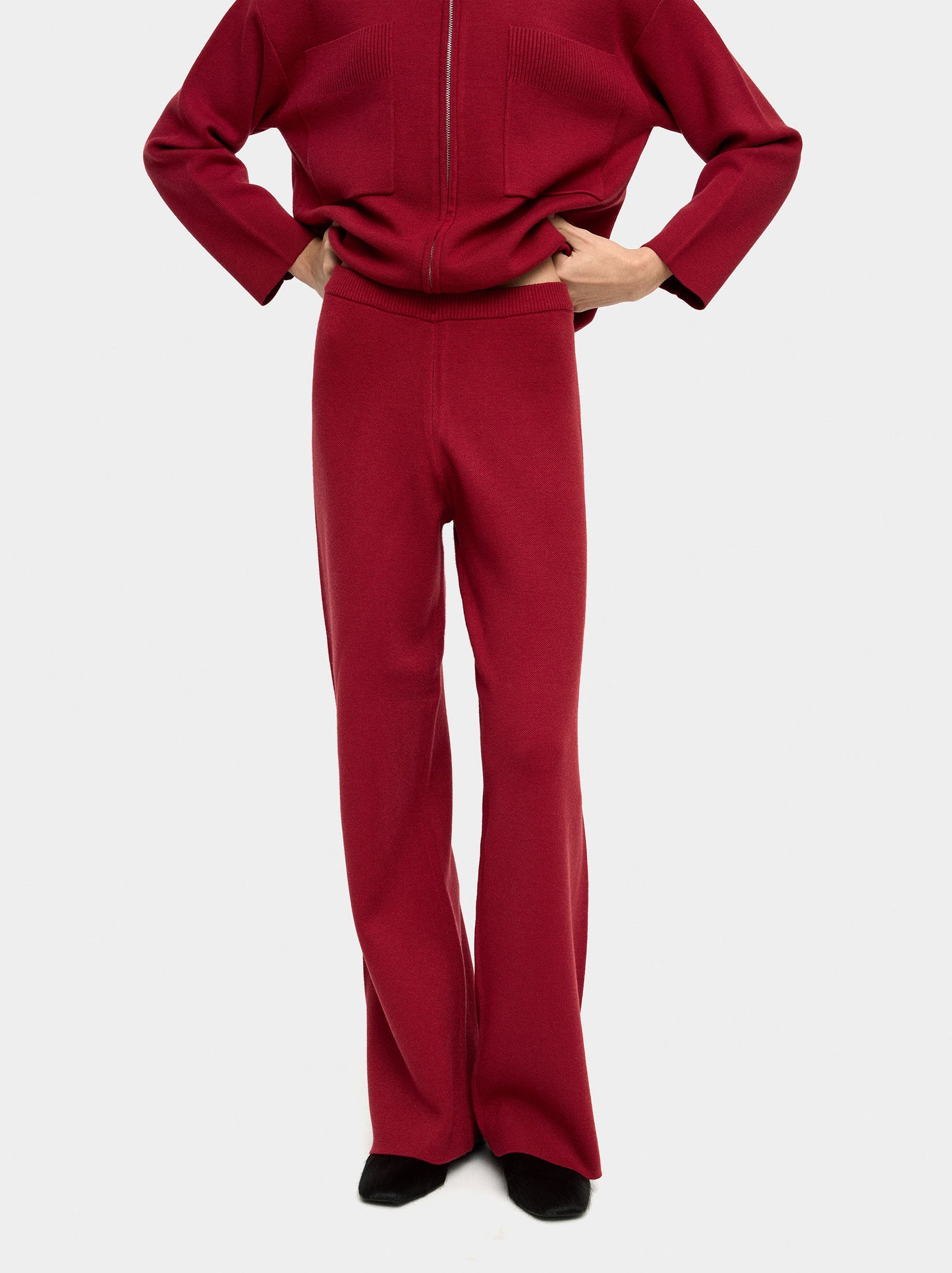 Elastic Waist Knit Pants