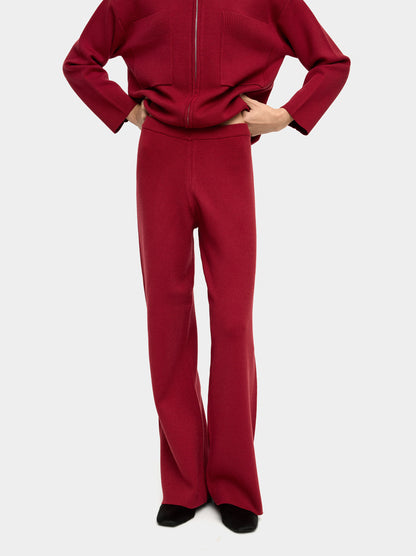 Elastic Waist Knit Pants