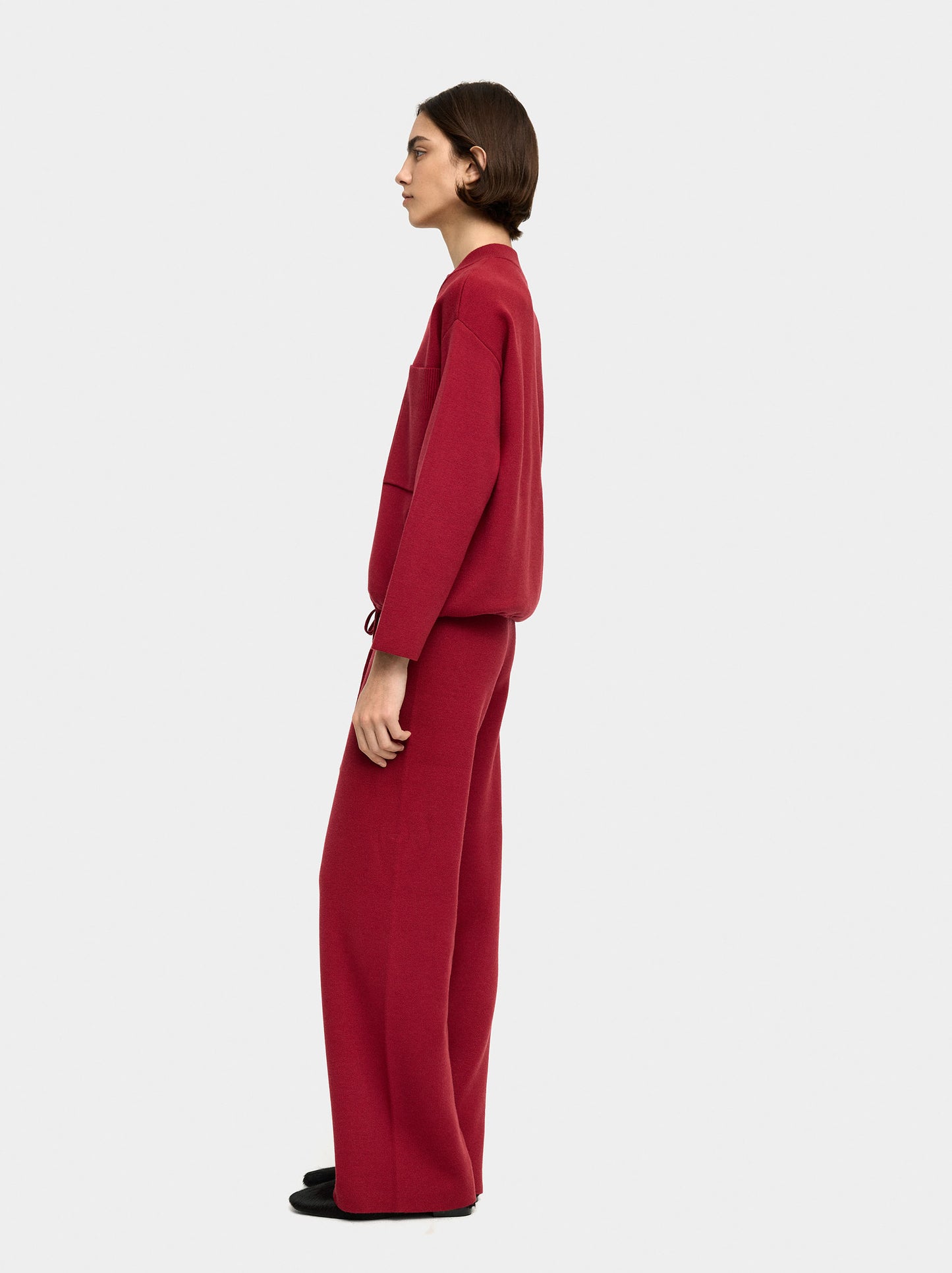 Elastic Waist Knit Pants