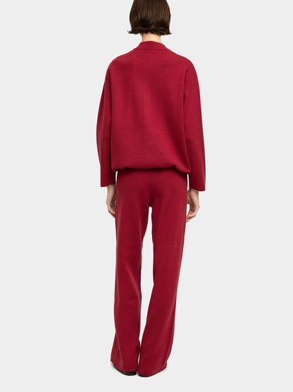 Elastic Waist Knit Pants