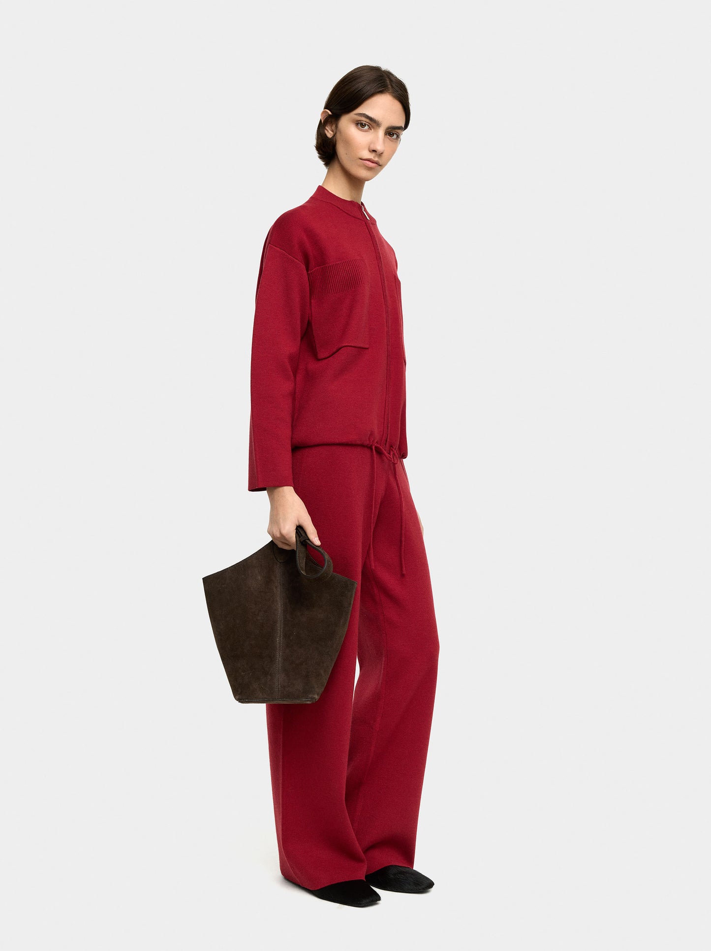 Elastic Waist Knit Pants