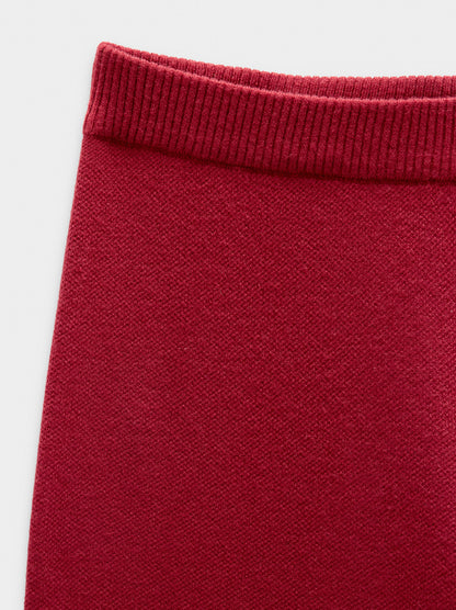 Elastic Waist Knit Pants