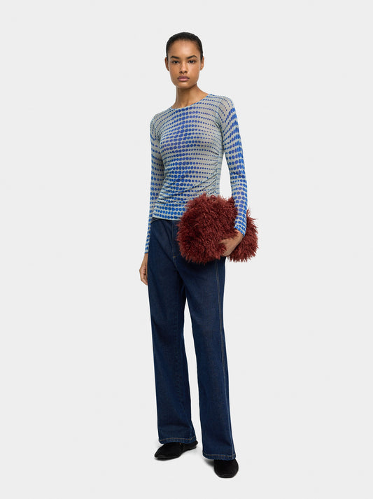 Semi-Transparent Knit Sweater