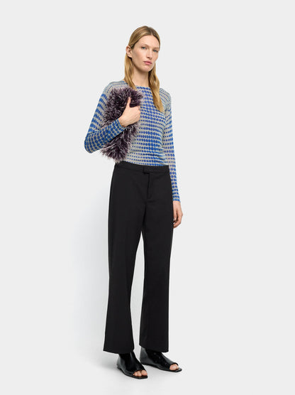 Semi-Transparent Knit Sweater