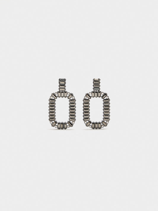 Long Earrings With Crystals