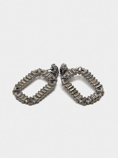 Long Earrings With Crystals