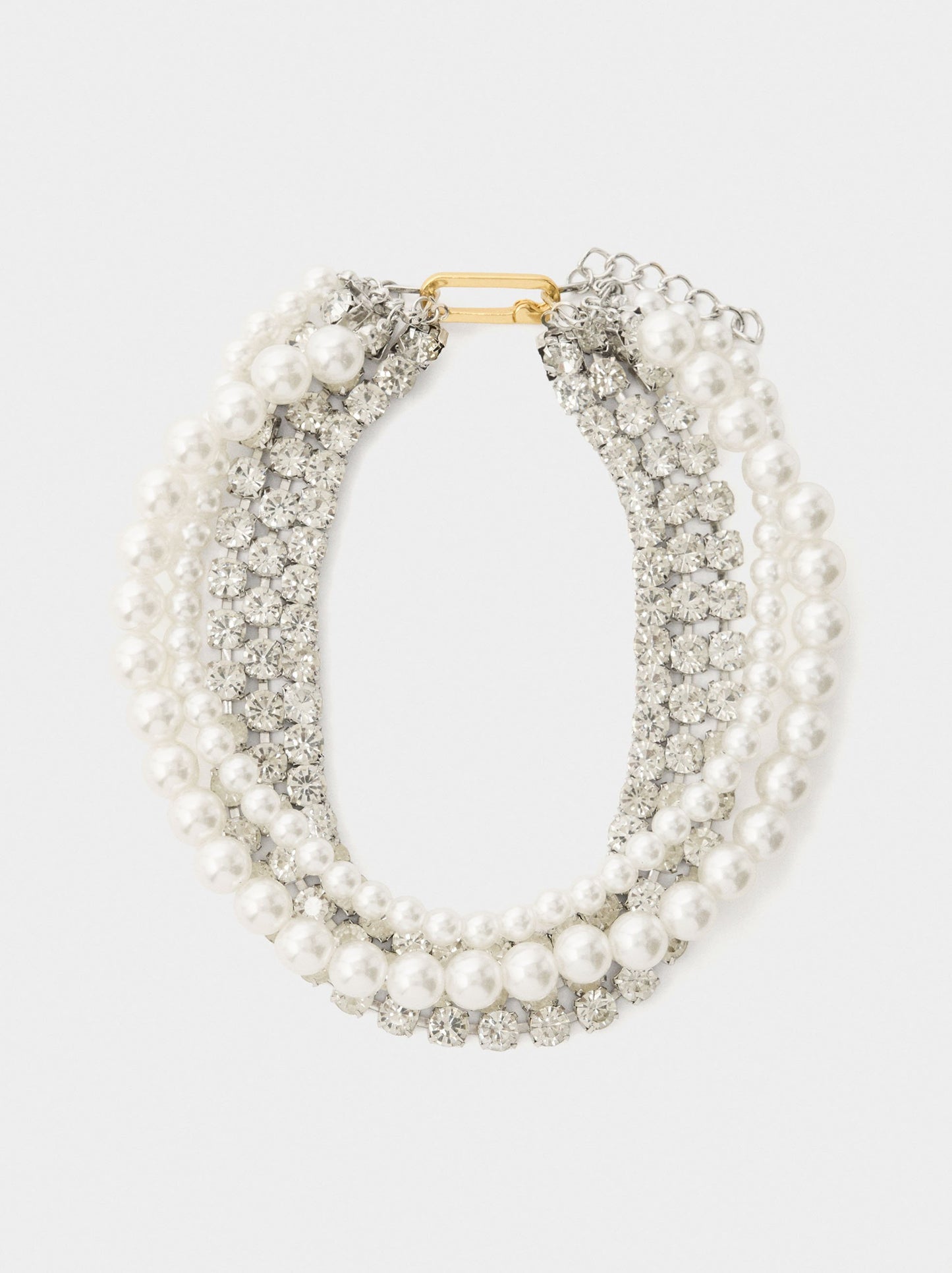 Multicolour With Pearls And Crystals