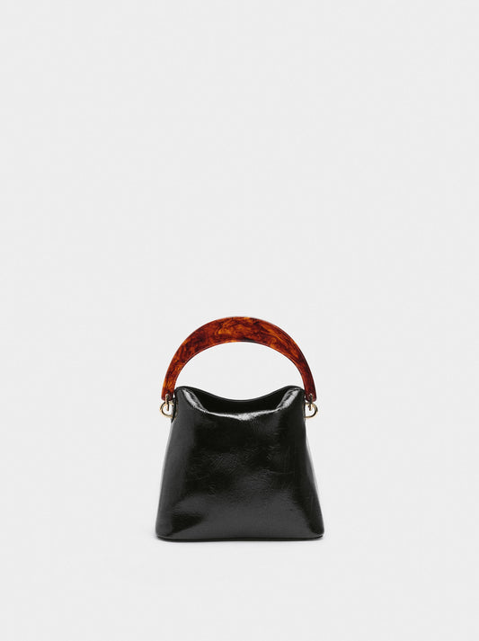 Handbag With Tortoiseshell-Effect Handle