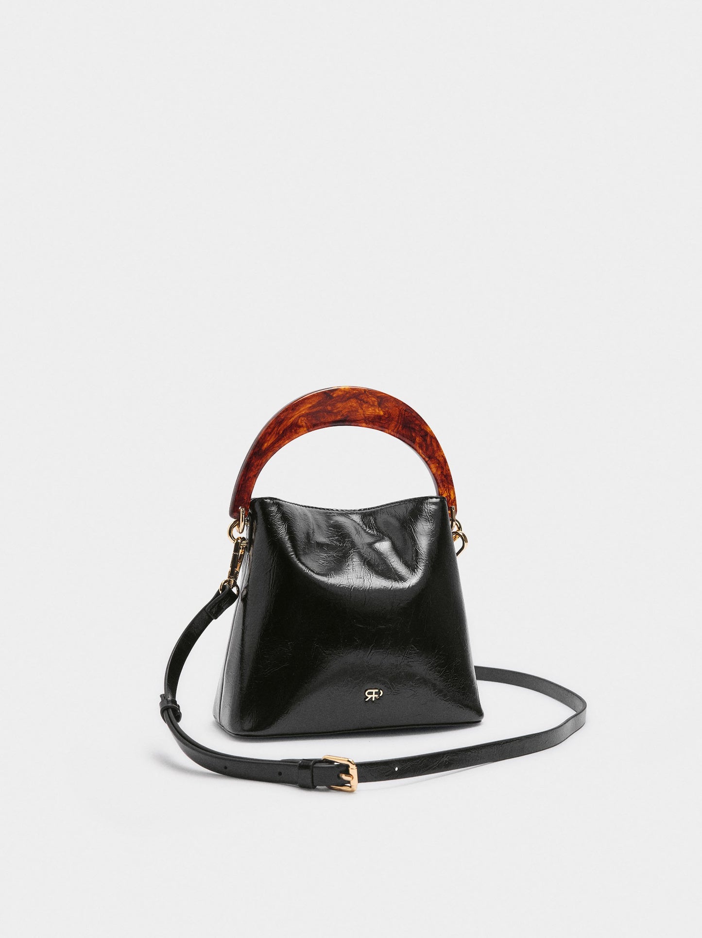 Handbag With Tortoiseshell-Effect Handle