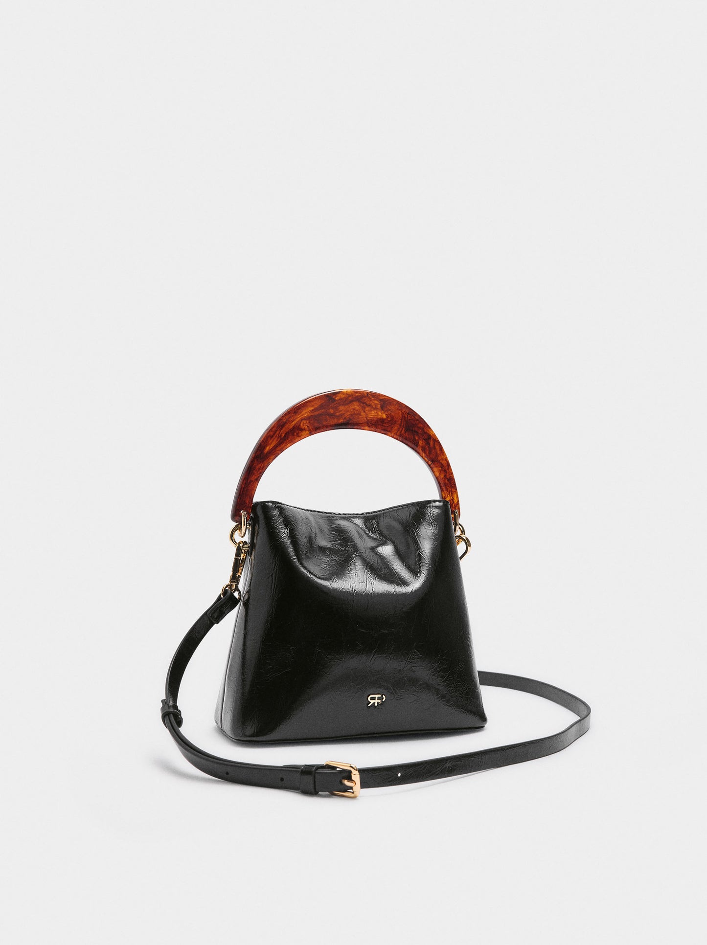Handbag With Tortoiseshell-Effect Handle