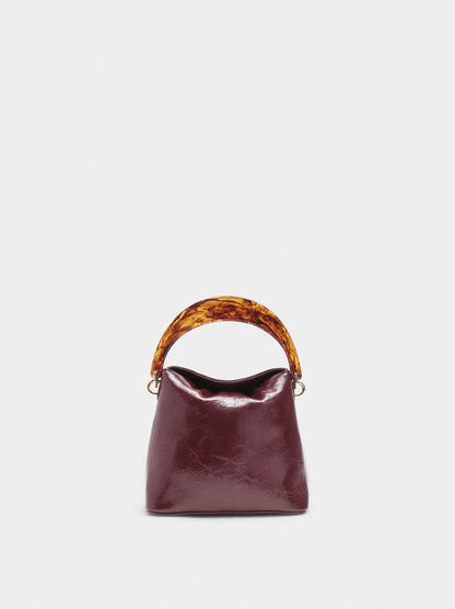 Handbag With Tortoiseshell-Effect Handle