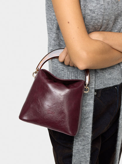 Handbag With Tortoiseshell-Effect Handle