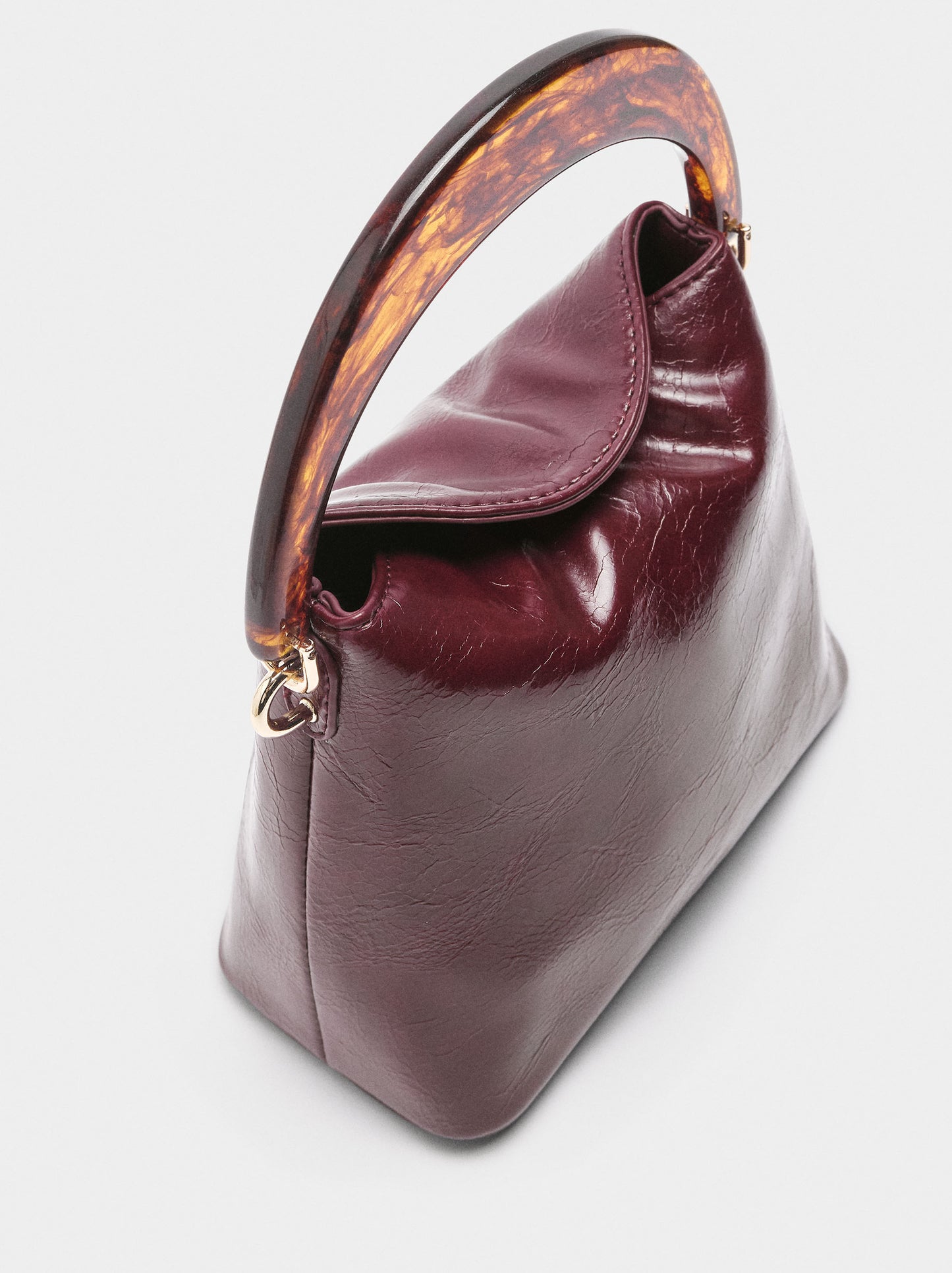 Handbag With Tortoiseshell-Effect Handle