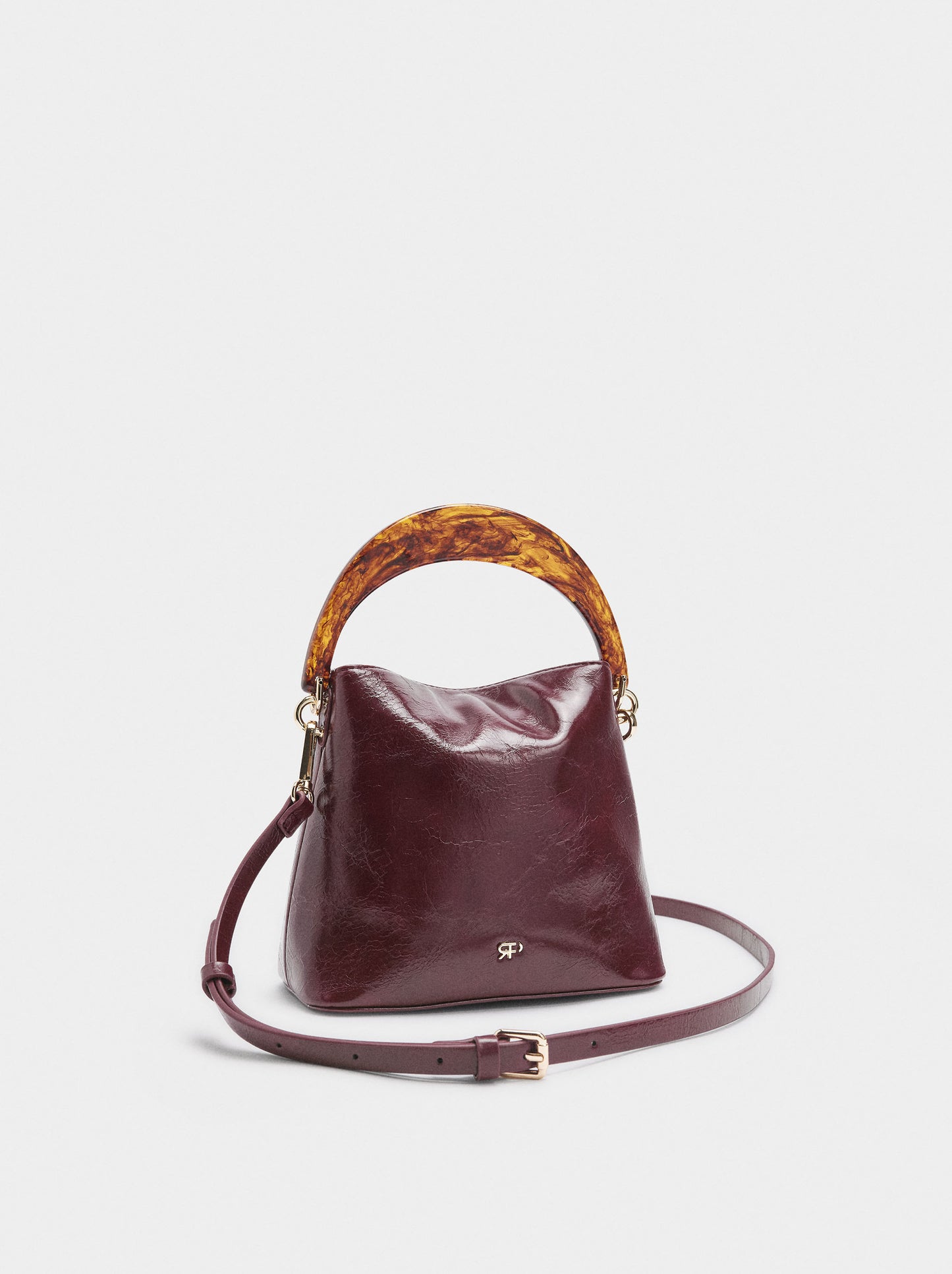 Handbag With Tortoiseshell-Effect Handle