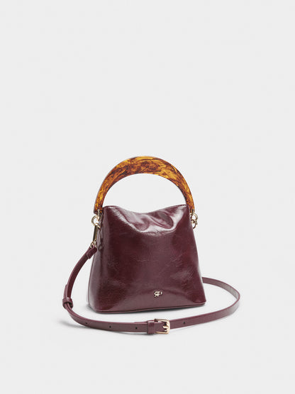 Handbag With Tortoiseshell-Effect Handle