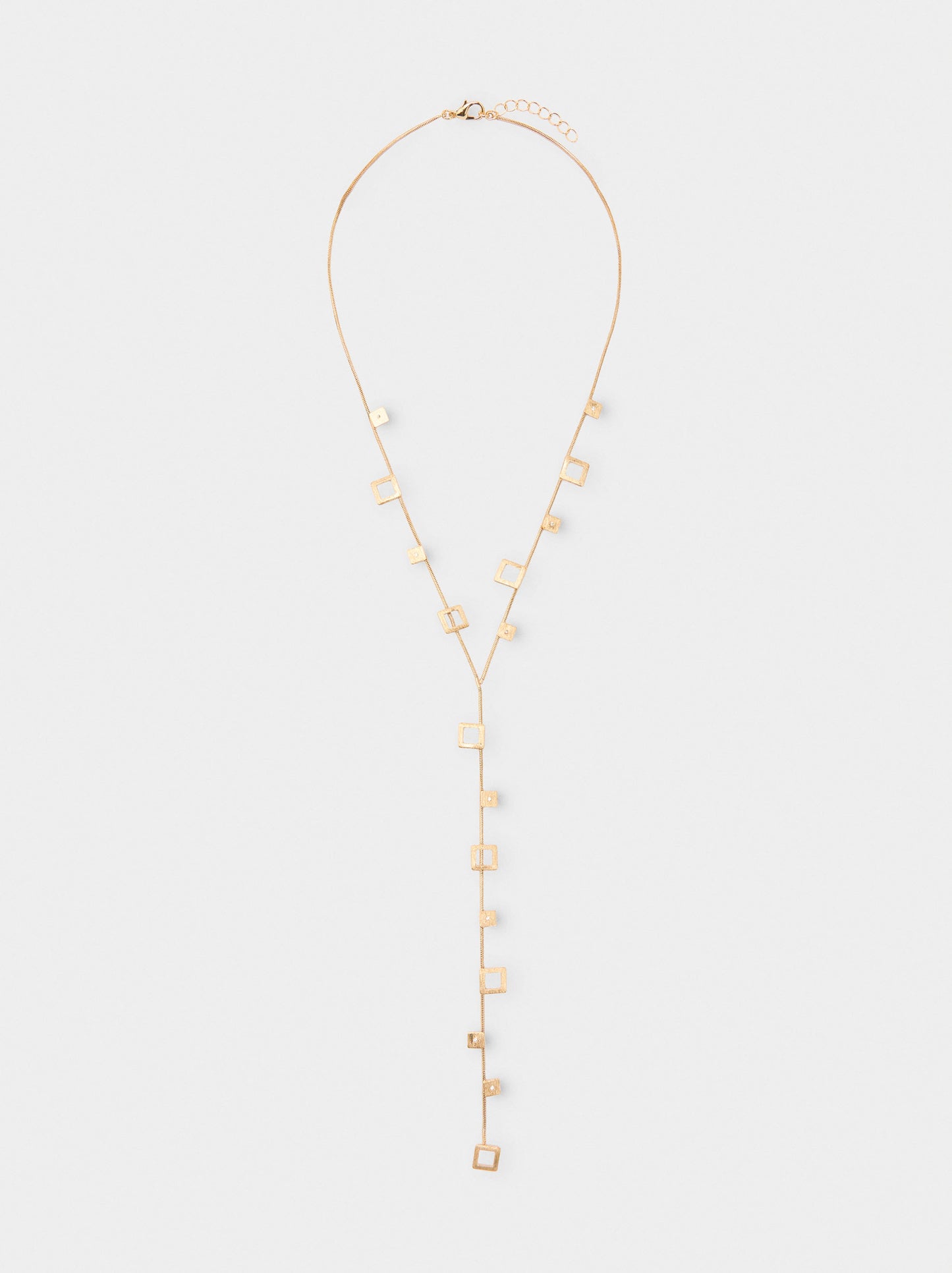 Long Necklace Squares With Zirconias