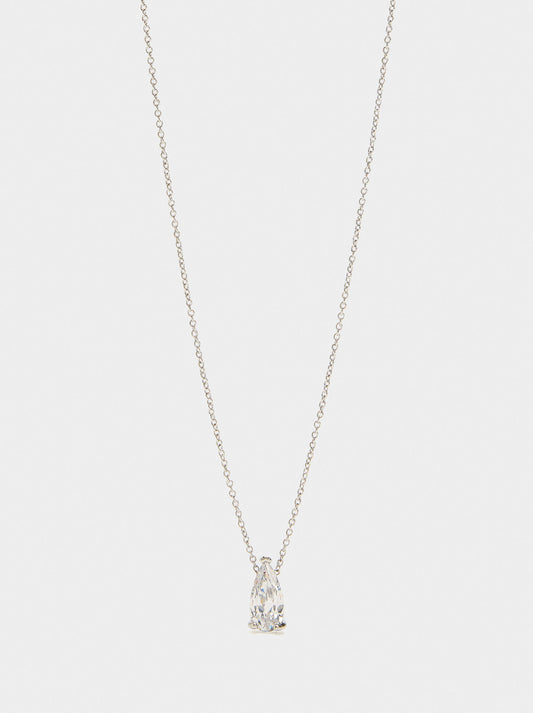 Necklace With Pendant Of Zirconia