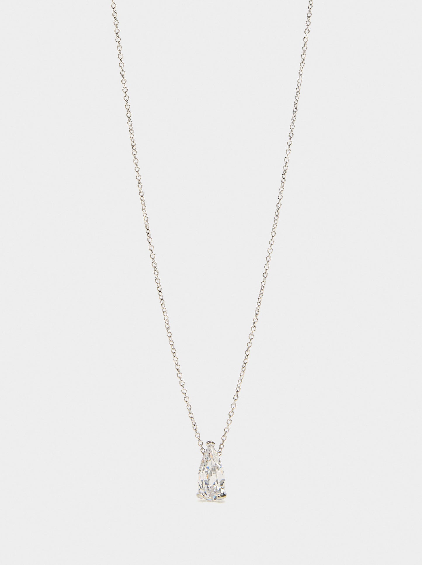 Necklace With Pendant Of Zirconia