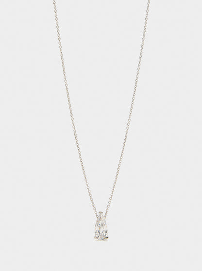 Necklace With Pendant Of Zirconia