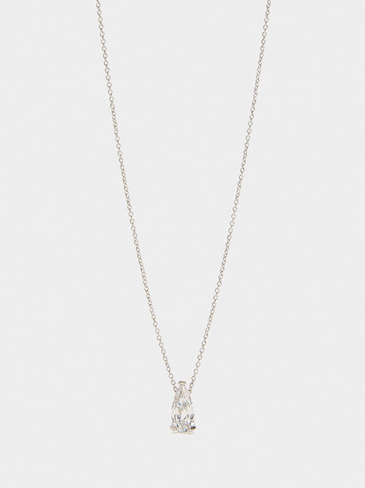Necklace With Pendant Of Zirconia