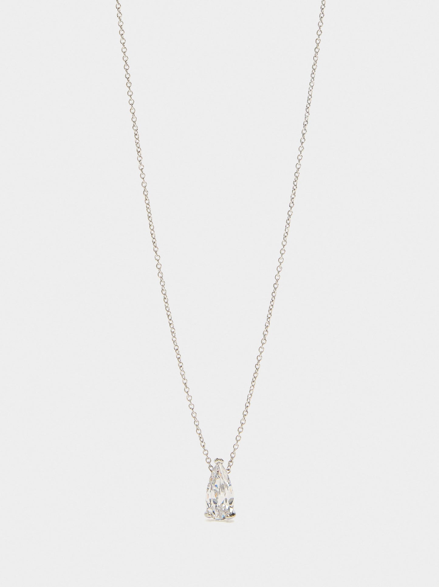 Necklace With Pendant Of Zirconia