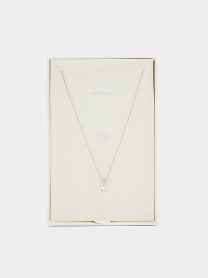 Necklace With Pendant Of Zirconia