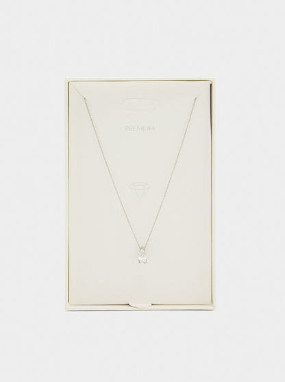 Necklace With Pendant Of Zirconia