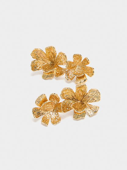 Long Flower Earrings