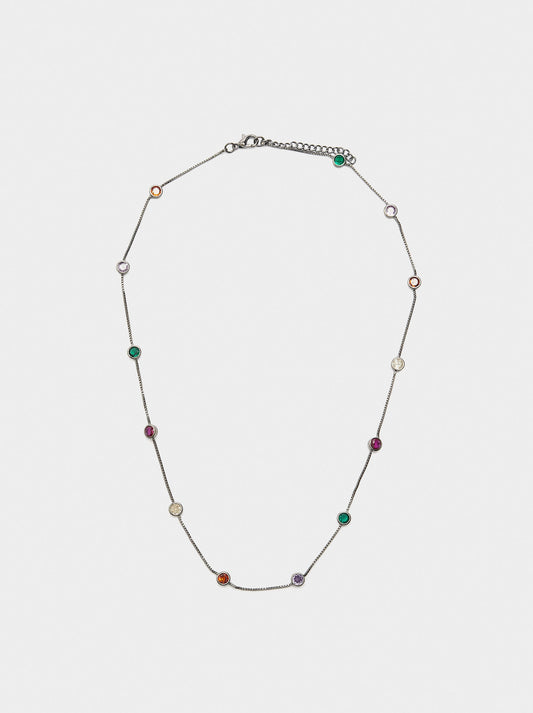 Necklace With Multicolour Zirconia