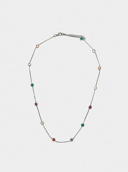 Necklace With Multicolour Zirconia